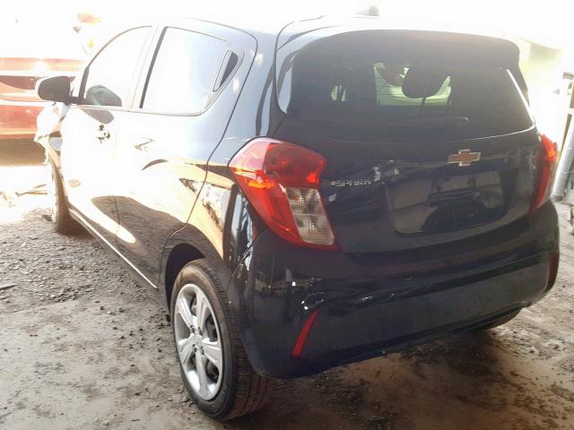 KL8CB6SA2KC730406 - 2019 CHEVROLET SPARK LS BLACK photo 3