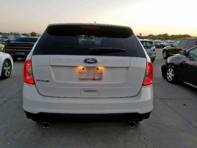 2FMDK3GC4DBB57656 - 2013 FORD EDGE SE WHITE photo 10