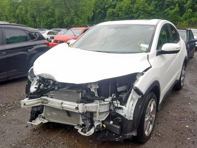 3CZRU6H59HM730362 - 2017 HONDA HR-V EX WHITE photo 2