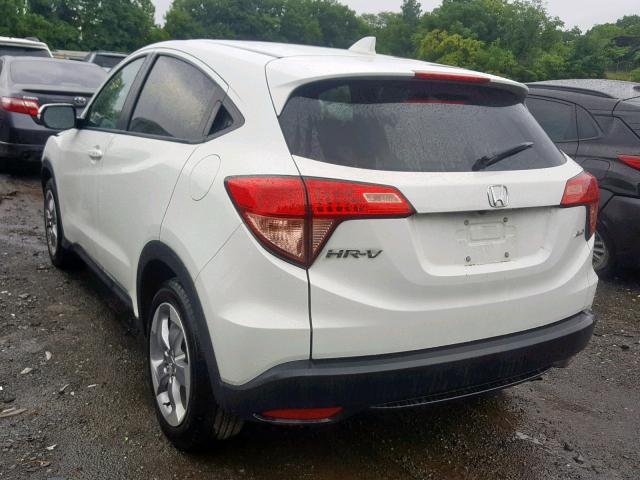 3CZRU6H59HM730362 - 2017 HONDA HR-V EX WHITE photo 3