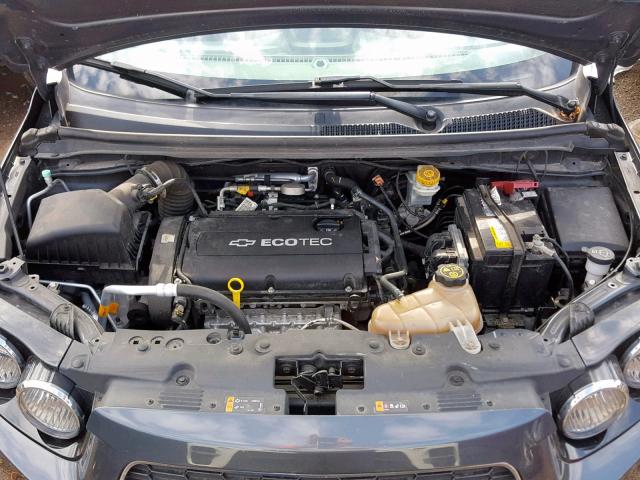 1G1JA5SH5C4227062 - 2012 CHEVROLET SONIC LS GRAY photo 7