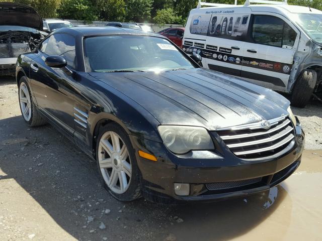 1C3AN69L34X016359 - 2004 CHRYSLER CROSSFIRE BLACK photo 1