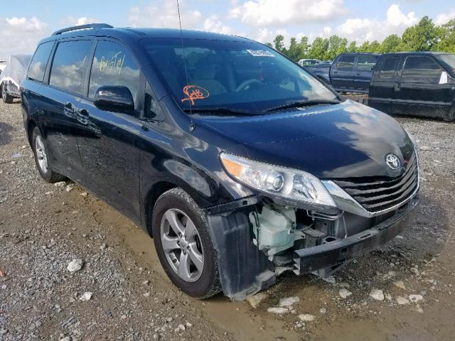 5TDKK3DC7DS335445 - 2013 TOYOTA SIENNA LE BLACK photo 1