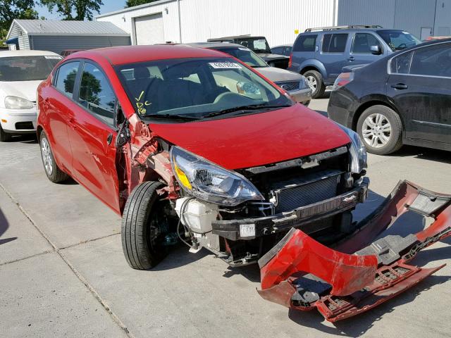 KNADM4A34H6037578 - 2017 KIA RIO LX RED photo 1