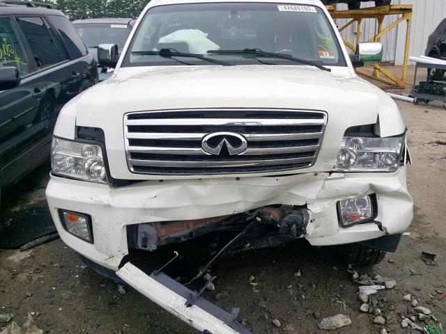 5N3AA08C87N803493 - 2007 INFINITI QX56 WHITE photo 9