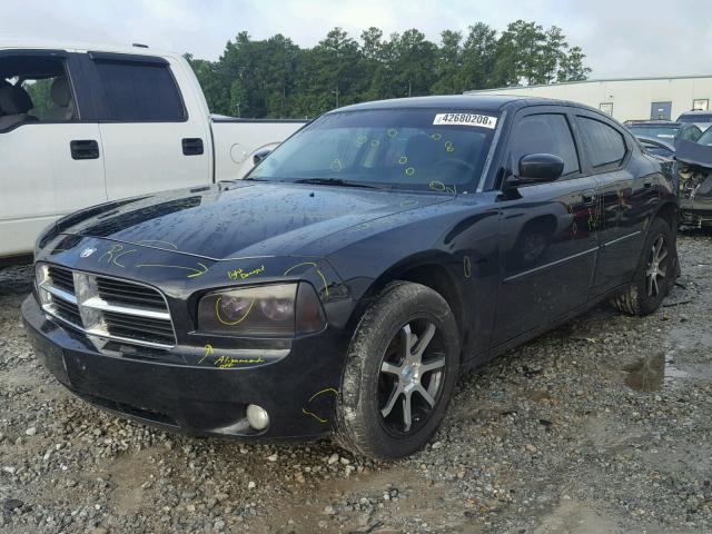 2B3CA3CV8AH302363 - 2010 DODGE CHARGER SX BLACK photo 2