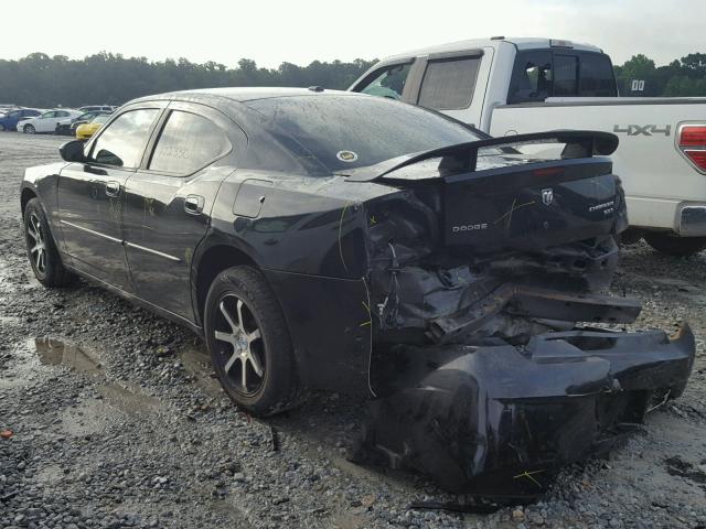 2B3CA3CV8AH302363 - 2010 DODGE CHARGER SX BLACK photo 3