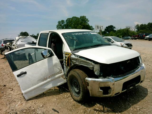 1N6AA0EK1DN303242 - 2013 NISSAN TITAN S WHITE photo 1