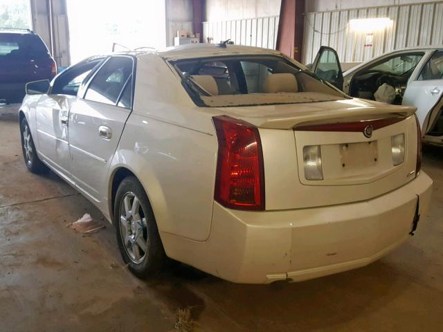 1G6DP567650159307 - 2005 CADILLAC CTS HI FEA WHITE photo 3