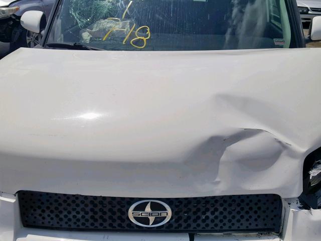 JTLKE50E681009508 - 2008 TOYOTA SCION XB 白色 照片 7