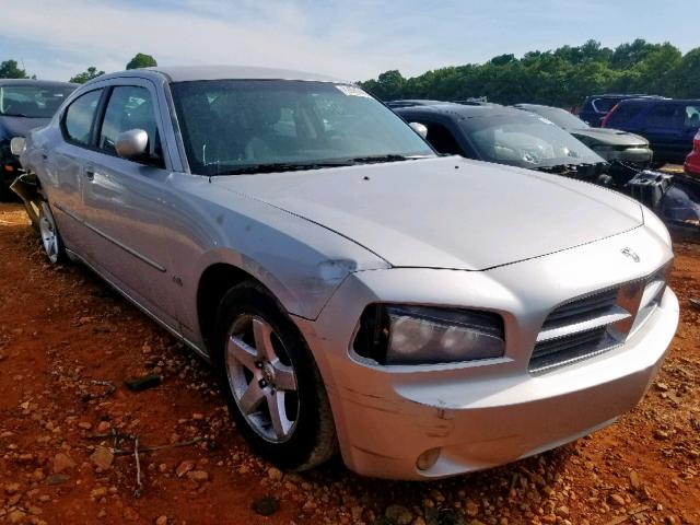 2B3CA3CV2AH194449 - 2010 DODGE CHARGER SX SILVER photo 1