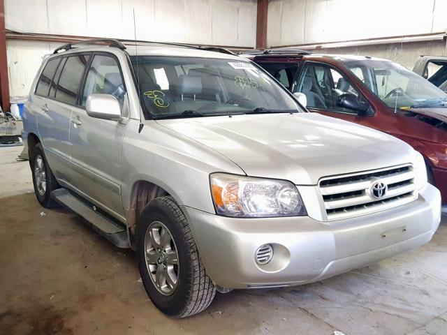 JTEEP21A250098780 - 2005 TOYOTA HIGHLANDER SILVER photo 1