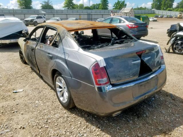 2C3CCAAGXCH273229 - 2012 CHRYSLER 300 GRAY photo 3