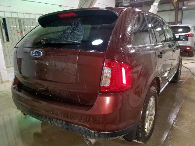 2FMDK3GC4CBA63839 - 2012 FORD EDGE SE PURPLE photo 4