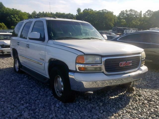 1GKEC13Z93J248036 - 2003 GMC YUKON WHITE photo 1