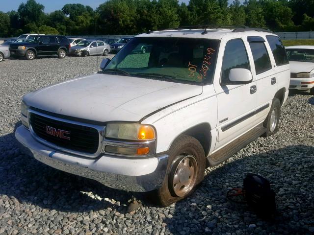 1GKEC13Z93J248036 - 2003 GMC YUKON WHITE photo 2