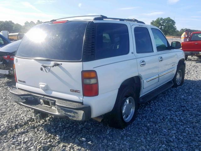 1GKEC13Z93J248036 - 2003 GMC YUKON WHITE photo 4