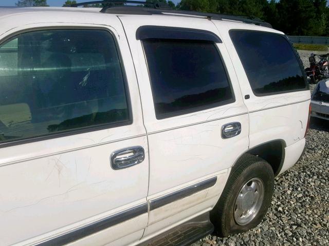 1GKEC13Z93J248036 - 2003 GMC YUKON WHITE photo 9