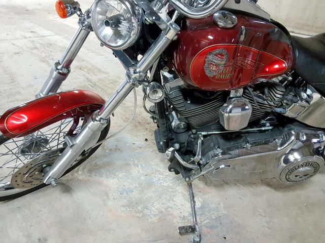 1HD1JL5118Y052740 - 2008 HARLEY-DAVIDSON FXSTC RED photo 9