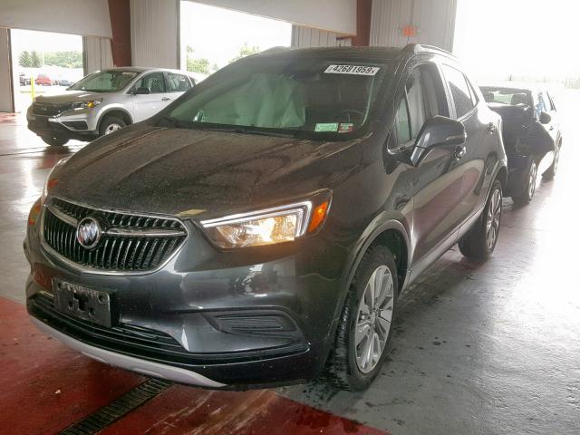 KL4CJASB0JB580445 - 2018 BUICK ENCORE PRE CHARCOAL photo 2