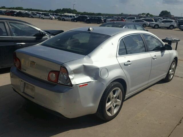 1G1ZB5E01CF223357 - 2012 CHEVROLET MALIBU LS ვერცხლისფერი ფოტო 4