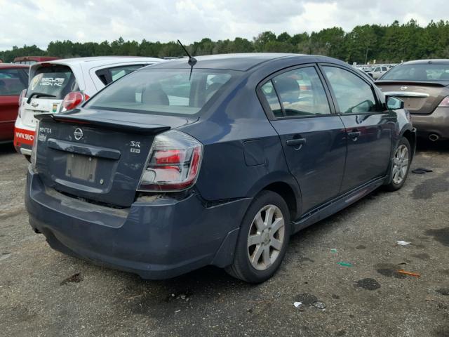 3N1AB61E09L674504 - 2009 NISSAN SENTRA 2.0 BLUE photo 4