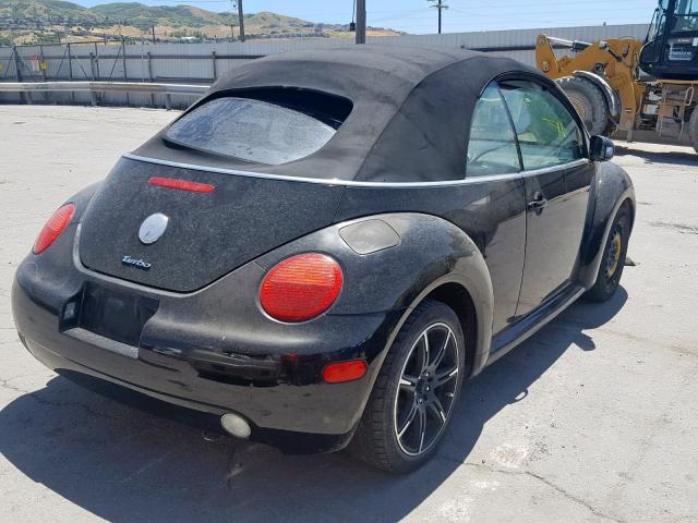3VWCD21YX3M331233 - 2003 VOLKSWAGEN NEW BEETLE Schwarz Foto 4