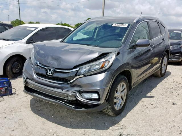 2HKRM3H71GH550366 - 2016 HONDA CR-V EXL SILVER photo 2