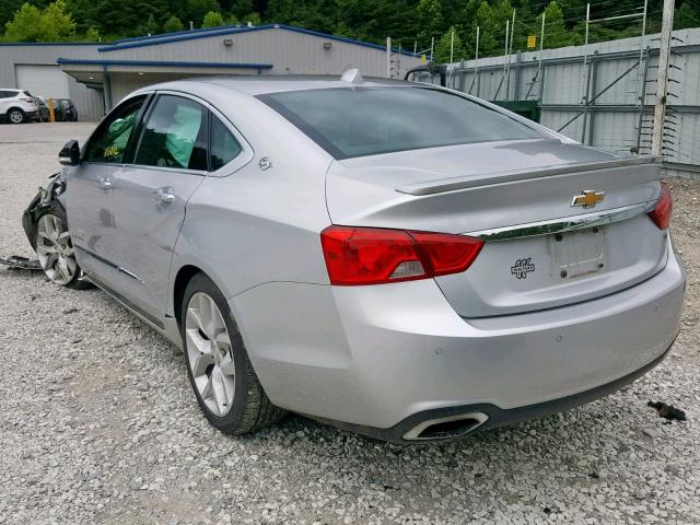 1G1145SLXEU100127 - 2014 CHEVROLET IMPALA LTZ SILVER photo 3