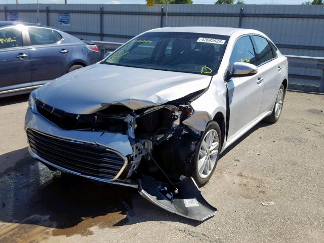 4T1BK1EB5EU130497 - 2014 TOYOTA AVALON BAS SILVER photo 2