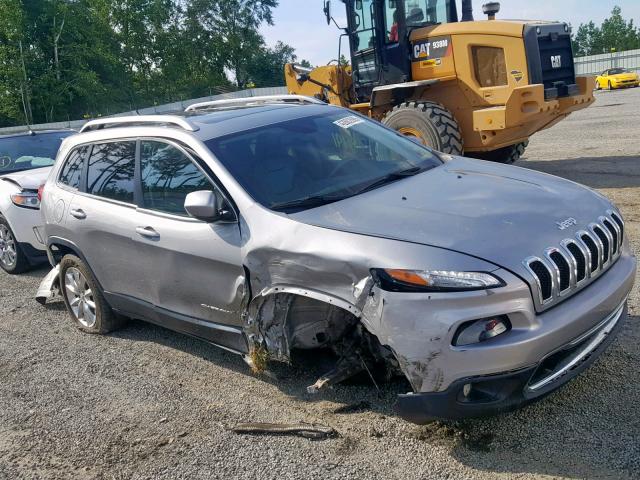 1C4PJMDS8GW175523 - 2016 JEEP CHEROKEE L SILVER photo 1