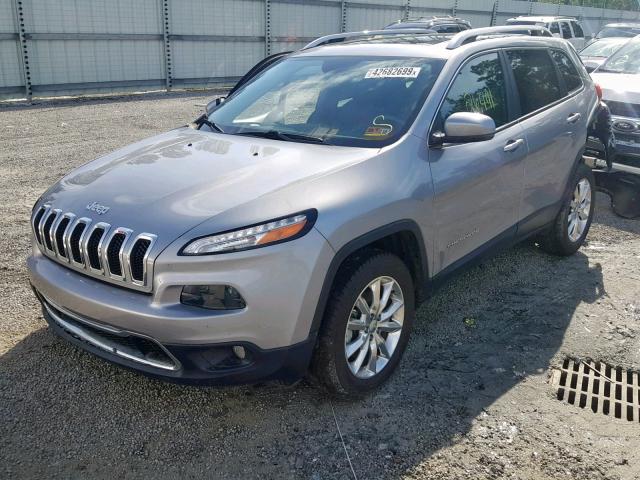 1C4PJMDS8GW175523 - 2016 JEEP CHEROKEE L SILVER photo 2