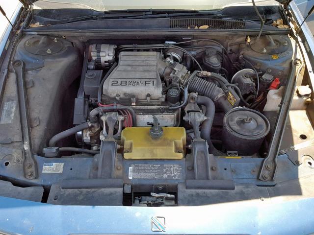 2G4WD14W2J1486315 - 1988 BUICK REGAL LIMI BLUE photo 7