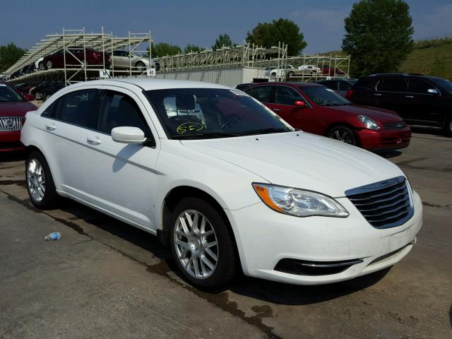 1C3CCBBB3CN303106 - 2012 CHRYSLER 200 TOURIN WHITE photo 1