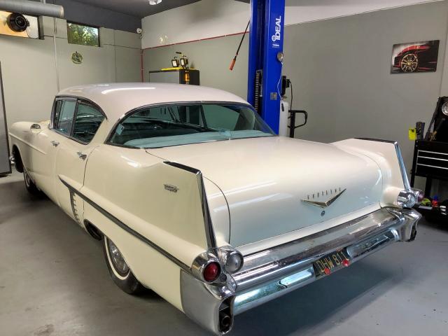 5762143812 - 1957 CADILLAC SEDAN DEVI WHITE photo 4