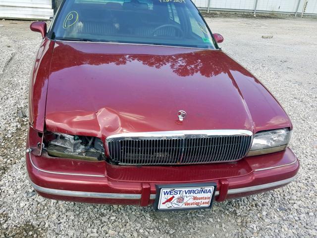 1G4CW52KXTH629158 - 1996 BUICK PARK AVENU MAROON photo 7