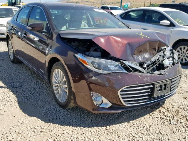 4T1BD1EB7EU030301 - 2014 TOYOTA AVALON HYB MAROON photo 1