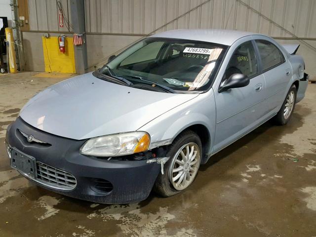 1C3EL46X93N507743 - 2003 CHRYSLER SEBRING LX BLUE photo 2