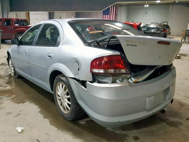 1C3EL46X93N507743 - 2003 CHRYSLER SEBRING LX BLUE photo 3