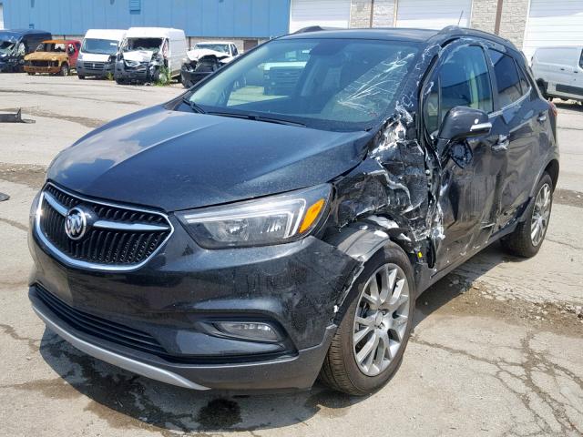 KL4CJ1SB5JB572499 - 2018 BUICK ENCORE SPO BLACK photo 2