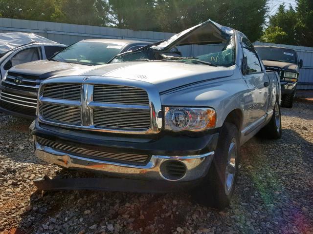 1D7HA16NX5J648459 - 2005 DODGE RAM 1500 S SILVER photo 2