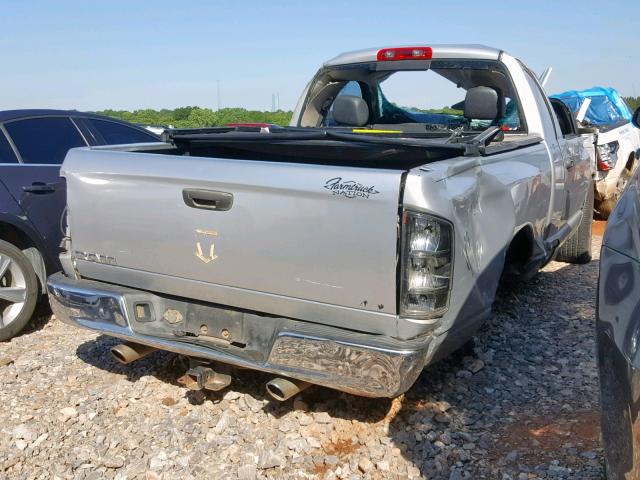 1D7HA16NX5J648459 - 2005 DODGE RAM 1500 S SILVER photo 4