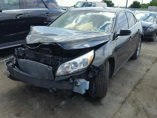 1G11C5SA2DF196906 - 2013 CHEVROLET MALIBU 1LT BLACK photo 2