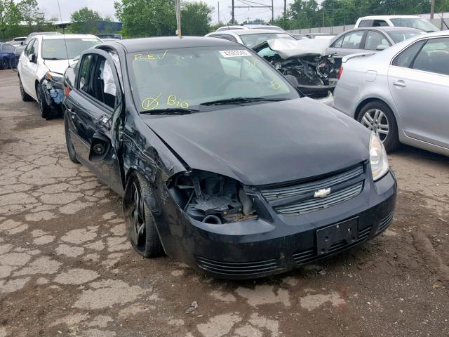 1G1AL18F077222414 - 2007 CHEVROLET COBALT LT BLACK photo 1