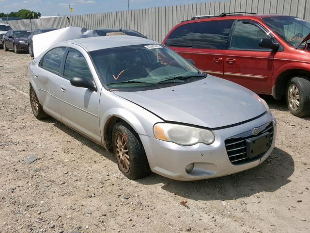 1C3EL56R14N392421 - 2004 CHRYSLER SEBRING LX SILVER photo 1