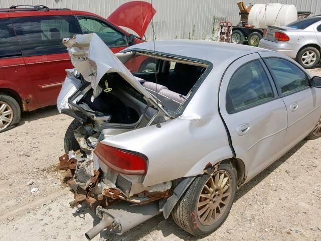 1C3EL56R14N392421 - 2004 CHRYSLER SEBRING LX SILVER photo 10