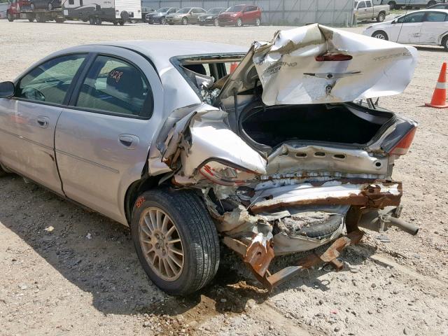 1C3EL56R14N392421 - 2004 CHRYSLER SEBRING LX SILVER photo 9