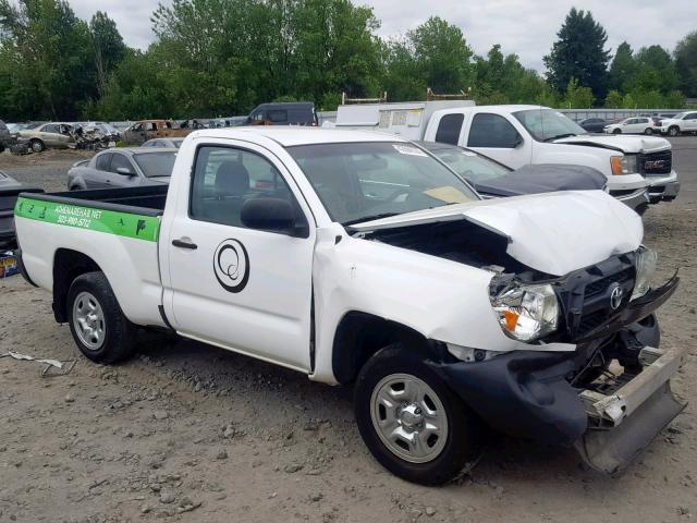 5TFNX4CNXBX007998 - 2011 TOYOTA TACOMA WHITE photo 1