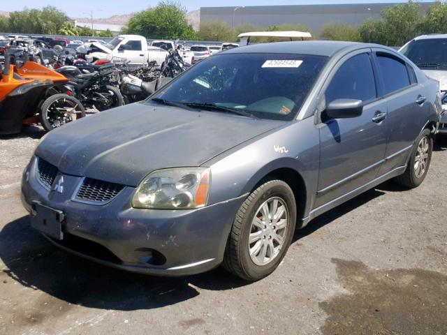 4A3AB36S36E037335 - 2006 MITSUBISHI GALANT LS GRAY photo 2