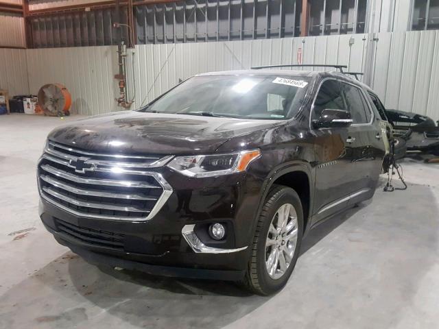 1GNEVKKW1JJ144857 - 2018 CHEVROLET TRAVERSE H BROWN photo 2